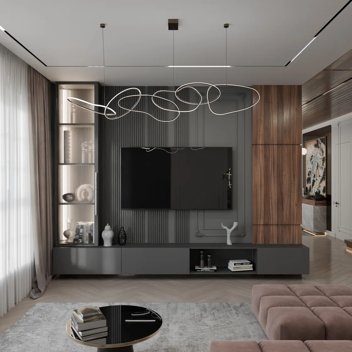 The same interior in Blender Cycles after conversion