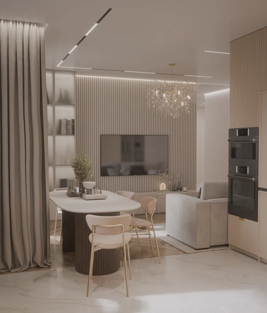 Interior visualisation — render by Mikhail Izotov, moved from 3ds Max to Blender Cycles with NodeFlow Platform