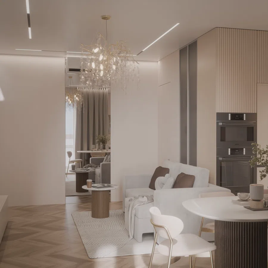 Interior visualisation — render by Mikhail Izotov, moved from 3ds Max to Blender Cycles with NodeFlow Platform
