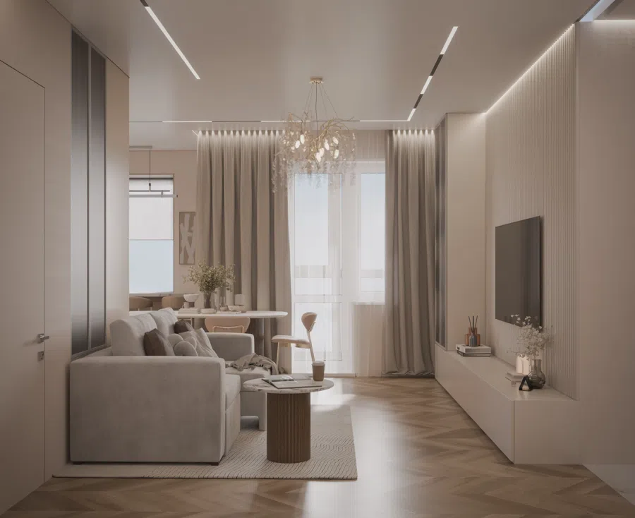 Interior visualisation — render by Mikhail Izotov, moved from 3ds Max to Blender Cycles with NodeFlow Platform