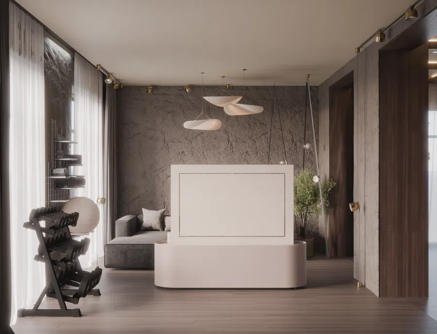 Interior visualisation — render by Mikhail Izotov, moved from 3ds Max to Blender Cycles with NodeFlow Platform