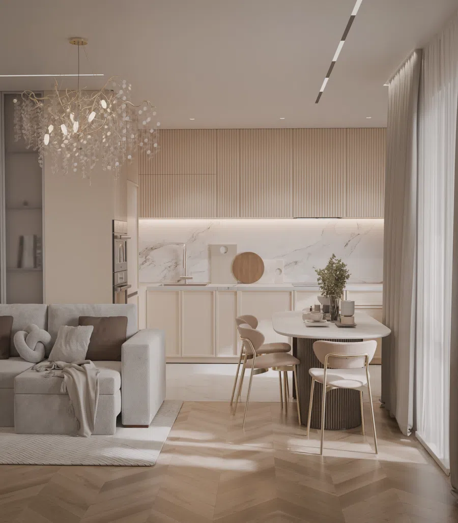 Interior visualisation — render by Mikhail Izotov, moved from 3ds Max to Blender Cycles with NodeFlow Platform